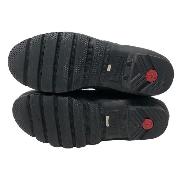 Hunter Women’s Original Tall Rain Black Boots Size 8 - Picture 10 of 13